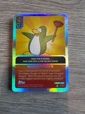 club penguin might plunger trading card foil