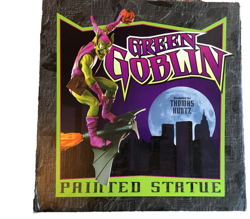 Green goblin statue bowen - green,