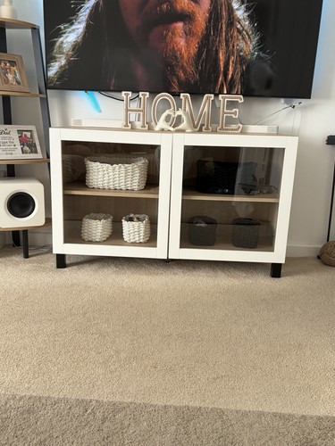 Ikea besta unit oak wood - tv,