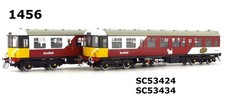 Heljan 1456 CLASS 104 2 CAR DMU SCOTRAIL MEXICAN BEAN LIVERY OO Gauge DCC Ready