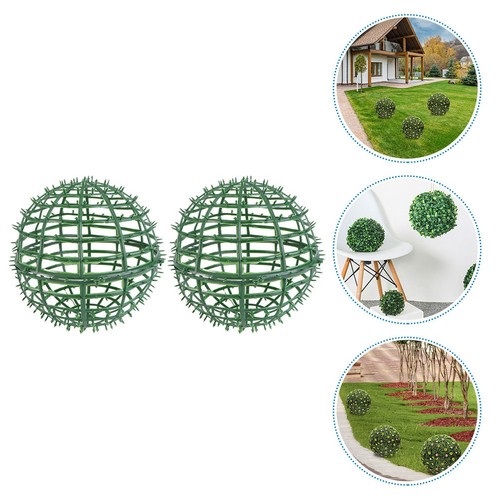 Green plastic topiary - green,