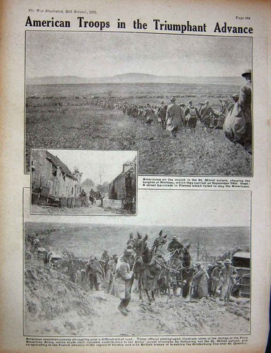 Original old vintage print ww1 - vintage,