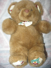 VINTAGE TEBRO BROWN VERY SOFT TEDDY BEAR. 10 in.high (25 cm).