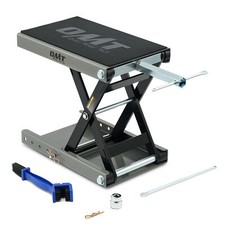 Motorbike Lift with Platform Duty Motorbike Stand 500kg Heavy for Dirt Bike Grey