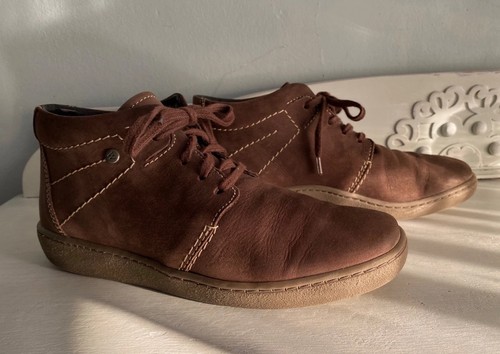 Wolky brown suede flat - brown,