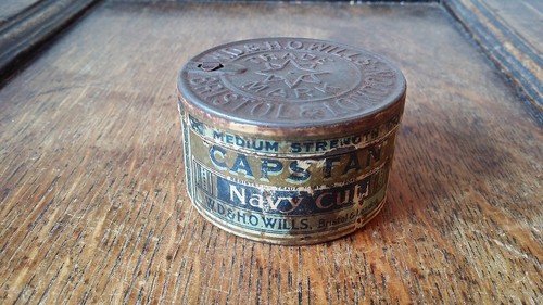 Vintage tobacco tin - tobacco,