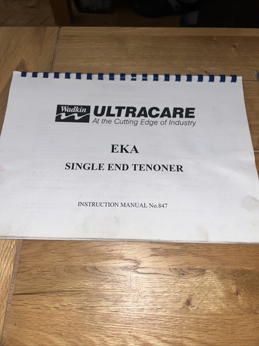 Wadkin eka single - single, tenoner