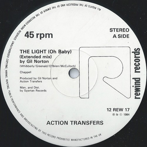 Action transfers the light - -,