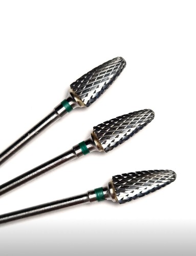 Carbide nail drill - nail, green