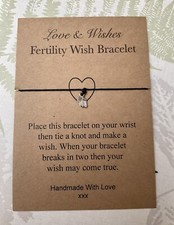 Fertility Wish Bracelet/ Feet/