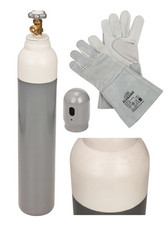 O2 Oxygen Bottle Cylinder 8L 150 Bar MIG WIG TIG MMA ARC Welding Gloves NO RENT