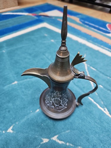 Brass coffee pot arabic style - pot,