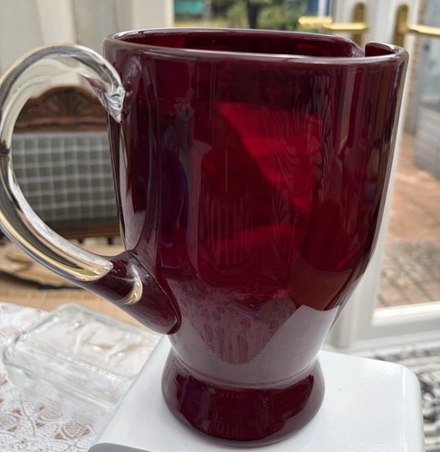 Vintage ruby red cranberry - ruby,