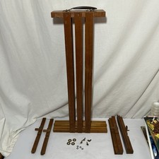 Antique Beckers Double-Sided Wooden Portable Easel Sweden Travelers Tabletop Old