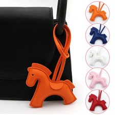 Horse Keychain PU Leather Fine