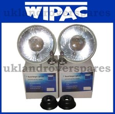 7 Inch Round LHD Halogen Headlamp Kit. With Headlight & Pilot Bulbs Pair WIPAC