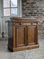 C1880 English Pollard oak chiffonier cabinet  stamped