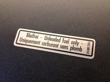 T3 MV Westfalia Unleaded Fuel