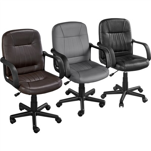 Office chair leather swivel - office,