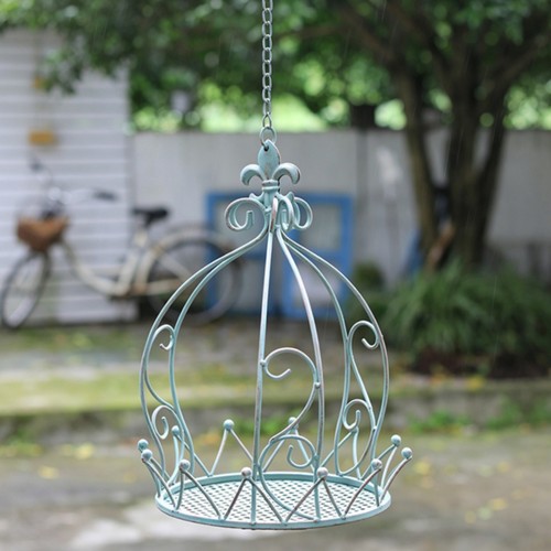 Crown hanging planter rustic - crown,