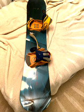 Salomon 160 driver snowboard with bindings 