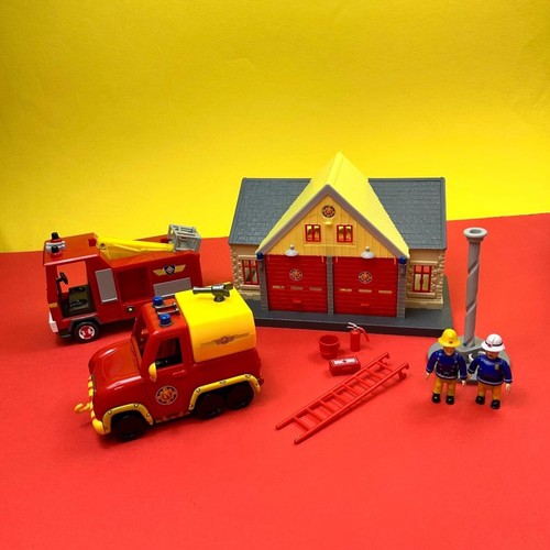 Fireman sam fire station toy - sam,