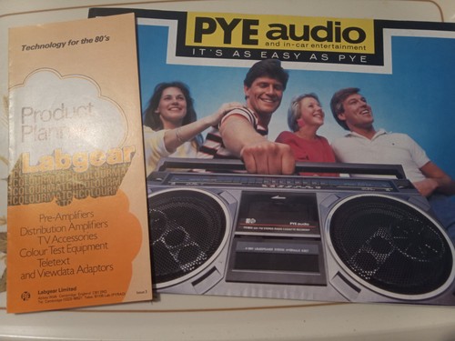 Retro 1980s pye audio - pye,