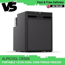 Alpicool CR50X  50L 12V - LG Compressor - Fridge Freezer Camper Van