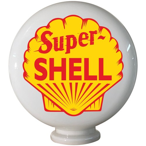 Super shell gasoline large - super,
