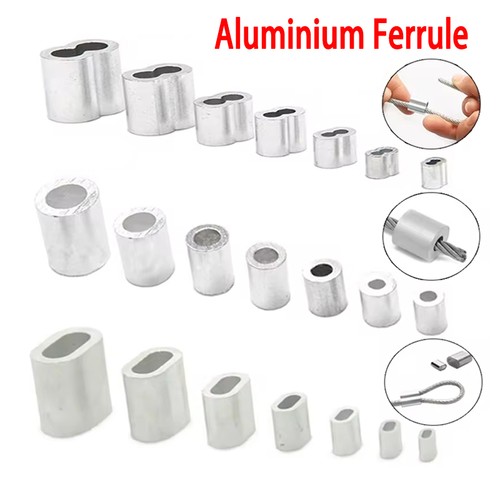 Oval round aluminum - aluminum, sleeves