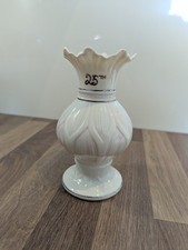 Belleek Porcelain Vase (25th)