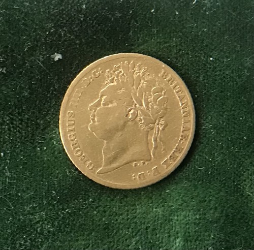 George 1825 gold half - 1825,