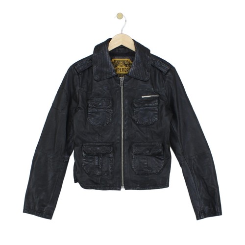 Superdry leather jacket womens - jacket,
