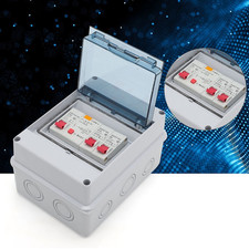 2 Way Garage Shed Camper Van Caravan Consumer Unit Fuses Box with RCD + 2x MCB