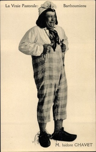 Postcard comedian isidore - comedian,