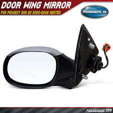 Electric Wing Mirror Passenger Side for Peugeot 206 00-08 Heated W/Sensor Primed