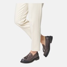 Geox Respira - Serilda Leather Loafers - Taupe - UK 5