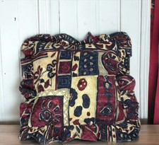 Vintage Ethnic Cushion Covers Aztec Style Geometric Print - 60s Vibrant Pattern