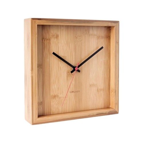 Karlsson franky clock - clock, bamboo