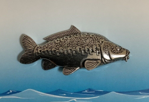Mirror carp silver - carp, pin
