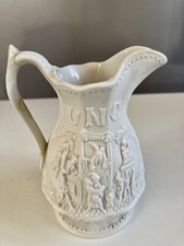 Portmeirion British Heritage Collection Parian  China ceramic jug  Punch Rare