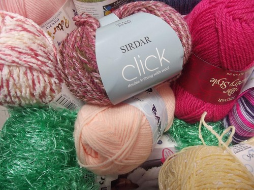 Mixed bag knitting yarn - knitting, wool