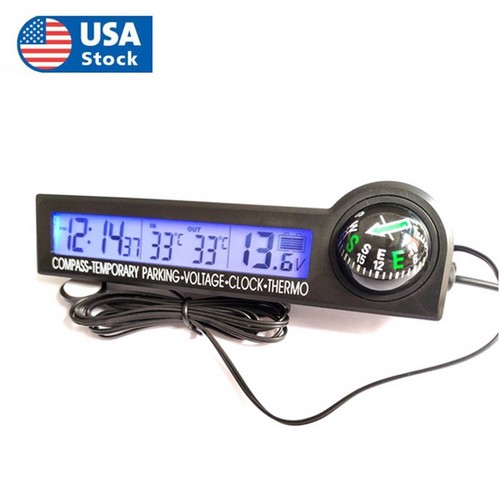 12v voltage car digital clock - 12v,