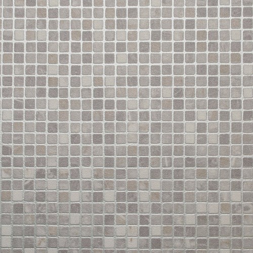 Grey stone mosaic vinyl - grey,