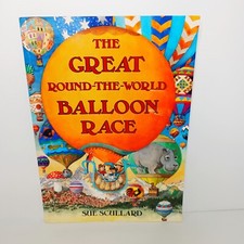 The Great Round-the-world Balloon Race by Sue Scullard (Paperback, 1993) Rare