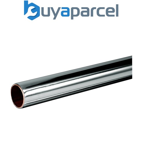 Chrome plated copper tube 15mm - copper,