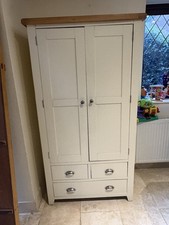 Large Hampshire white oak larder cabinet kitchen cupboard RRP £799..