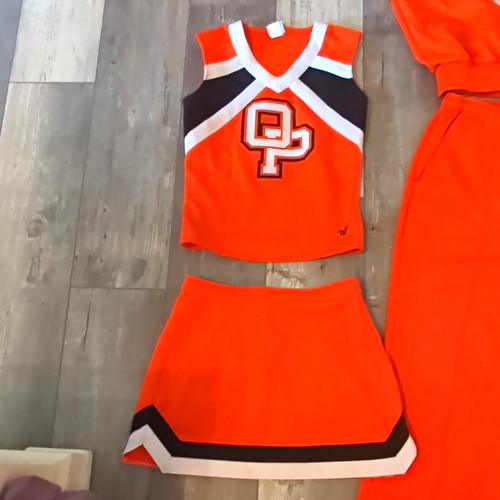 Orange white black cheer - orange/white/black,