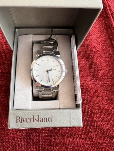 River island steel - steel, bnib