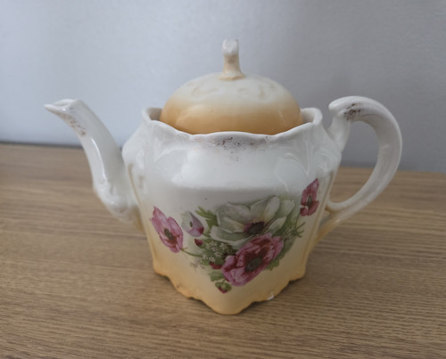 Vintage ceramic floral tea - vintage,